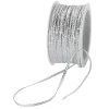 Geschenkband^DecoWoerner Geschenkband "Glamour" 5 Mm X 50 M silber