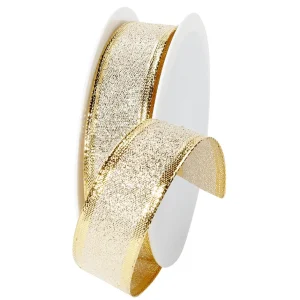 Geschenkband^DecoWoerner Geschenkband "Luxury" 25 Mm X 20 M gold