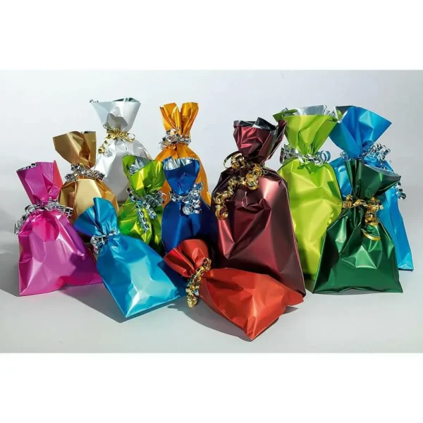 Geschenksäckchen^DecoWoerner Geschenkbeutel, Matt, Dunkel, 15 X 25 Cm grün