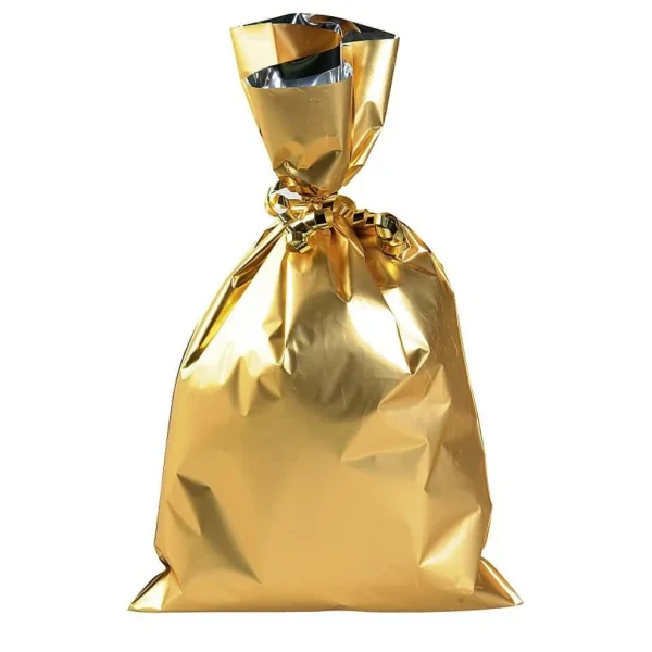 Geschenksäckchen^DecoWoerner Geschenkbeutel, Matt, , 20 X 35 Cm gold