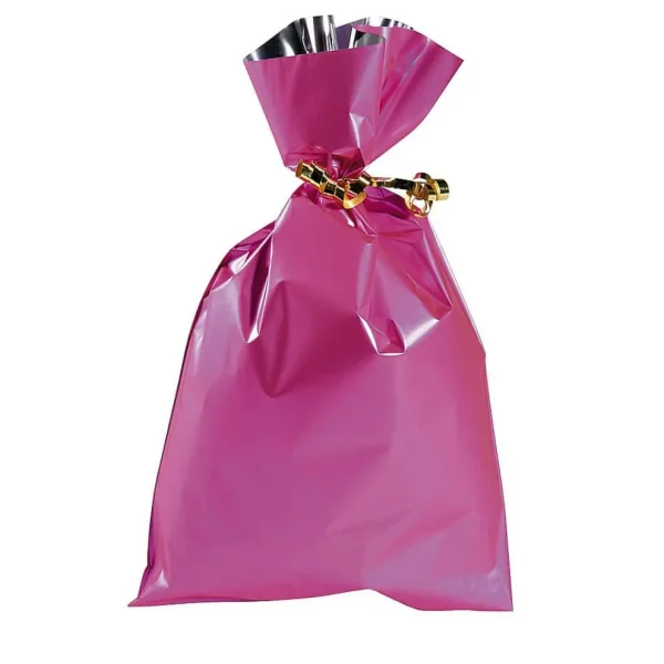 Geschenksäckchen^DecoWoerner Geschenkbeutel, Matt, Pink, 20 X 35 Cm rosa