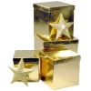 Geschenkboxen^DecoWoerner Geschenkkartonage, , 4tlg. gold