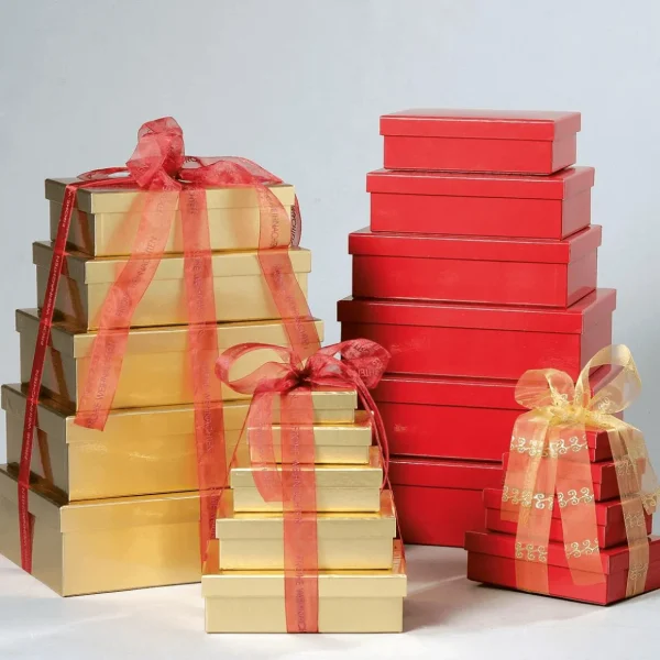 Geschenkboxen^DecoWoerner Geschenkkartonage, , 10tlg. gold
