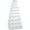 Geschenkboxen^DecoWoerner Geschenkkartonage, , 10tlg. weiß