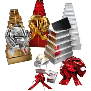 Geschenkboxen^DecoWoerner Geschenkkartonage, , 10tlg. weiß