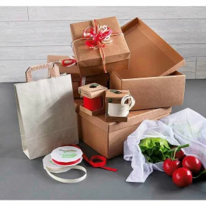 Geschenkboxen^DecoWoerner Geschenkkartons 24 X 22 X 9,5 Cm 10 Stück braun