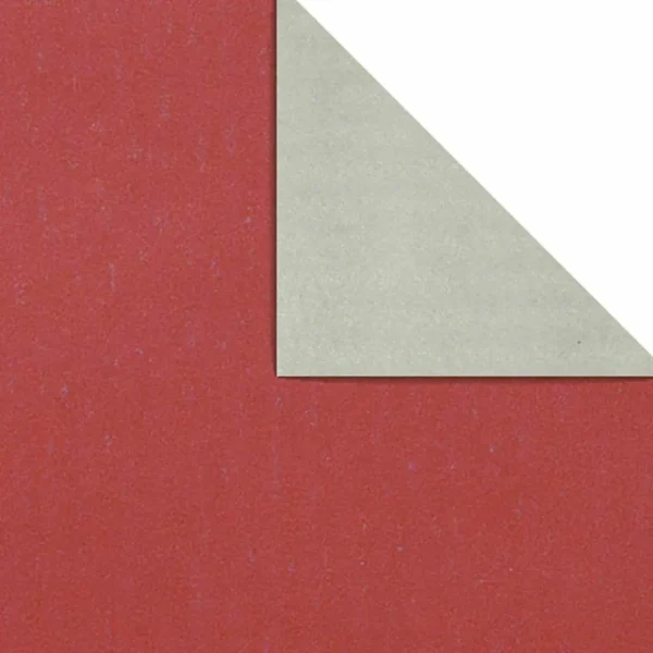 Geschenkpapier^DecoWoerner Geschenkpapier Bicolor Secare Rolle 50 Cm, 250 M, Silber rot