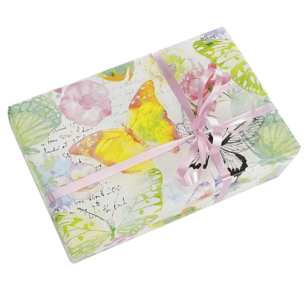 Geschenkpapier^DecoWoerner Geschenkpapier Schmetterlinge, 50 Cm, 50 M mehrfarbig