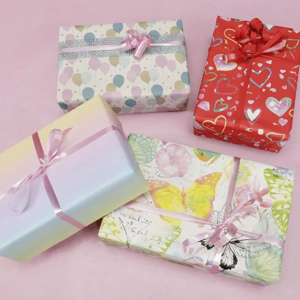 Geschenkpapier^DecoWoerner Geschenkpapier Schmetterlinge, 50 Cm, 50 M mehrfarbig