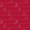Geschenkpapier^DecoWoerner Geschenkpapier Weihnachtsbaumornamente rot
