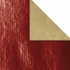 Geschenkpapier^DecoWoerner Geschenkpapier-Rolle Kraftpapier Secare Rolle 70 Cm, 50 M, -metallic rot