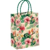 Geschenk- & Tragetaschen^DecoWoerner Geschenk-Tragetasche "Tropic" 18 X 24 X 8 Cm 10 Stück braun