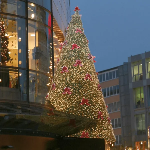 Gigantbäume^DecoWoerner Gigant Baum Mit LED Warm, Außen, 930 Cm grün