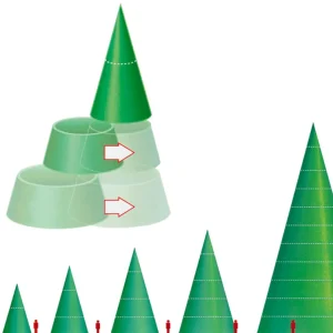 Gigantbäume^DecoWoerner Gigant Baum Ohne Licht, 580 Cm grün