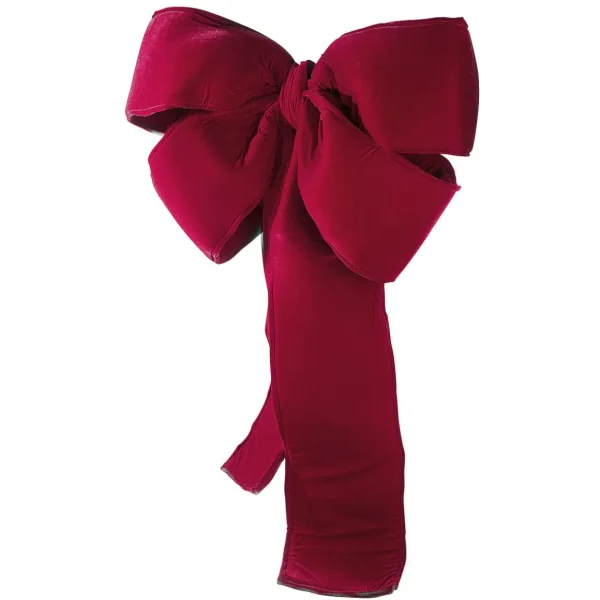 Xxl Weihnachtsdeko^DecoWoerner Gigant-Schleife 220 Cm Lang rot