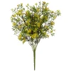 Kunstblumen | Schwer Entflammbare Kunstpflanzen^DecoWoerner Glanzmispelpick -grün B1, 45 Cm gelb