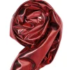 Stoffe^DecoWoerner Glanzstoff Folienjersey , 110 Cm Breit rot
