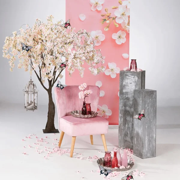Sommerdeko | Pflanzengefäße & Dekorationshilfen^DecoWoerner Glasvasen-Set 18 Cm Hoch, 4tlg., Pink/ rosa