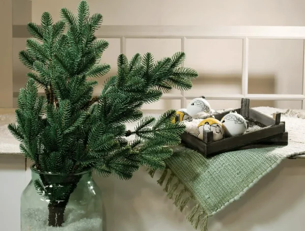 Weihnachtskugeln^DecoWoerner Glas-Weihnachtskugel "Arctic" 8 Cm, 12 Stück weiß