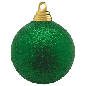 Weihnachtskugeln^DecoWoerner Glitzer-Weihnachtskugeln In Aus Kunststoff grün
