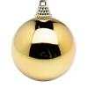 Weihnachtskugeln^DecoWoerner Glänzende, ene Weihnachtskugeln Aus Plastik, 6 Cm Ø – 24 Stück gold