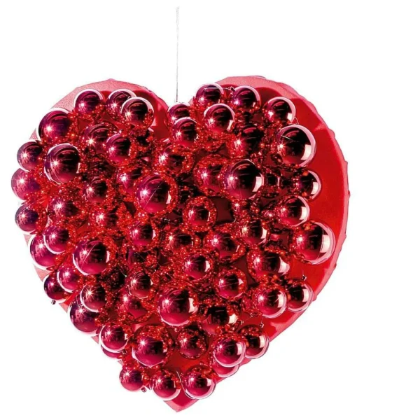 Weihnachtskugeln^DecoWoerner Glänzende, Weine Weihnachtskugeln Aus Plastik, 6 Cm Ø – 24 Stück rot