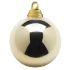 Weihnachtskugeln^DecoWoerner ene, Glänzende Weihnachtskugeln Aus Schwer Entflammbarem Kunststoff, 6 Cm Ø – 24 Stück gold