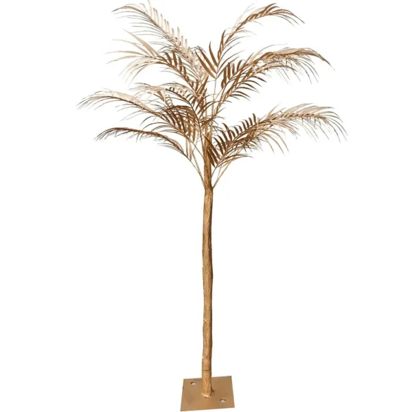 Kunstbäume^DecoWoerner ene Kunstpalme, 140 Cm gold
