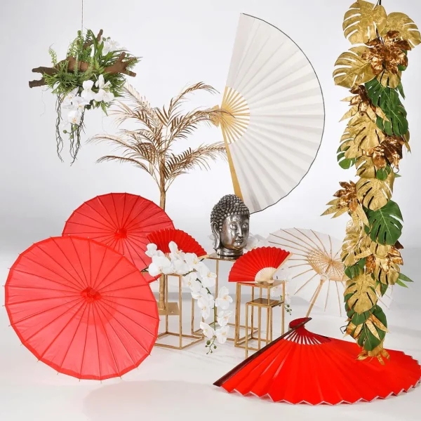 Kunstbäume^DecoWoerner ene Kunstpalme, 140 Cm gold
