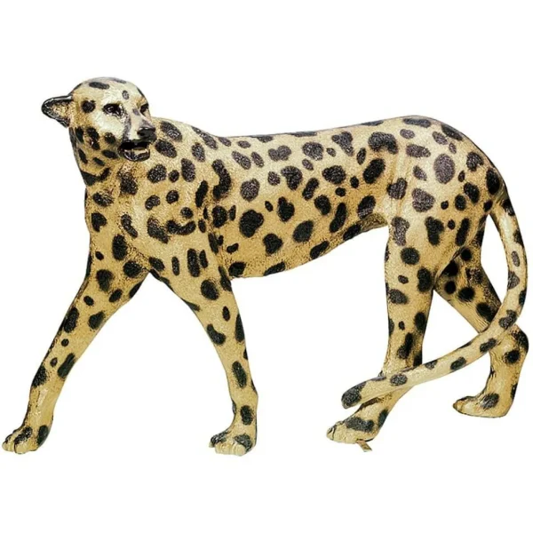 Dekotiere^DecoWoerner ener Gepard 110 Cm Lang Mit Schwarzen Flecken gold
