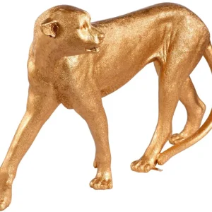 Dekotiere^DecoWoerner ener Gepard 110 Cm Lang Ohne Flecken gold