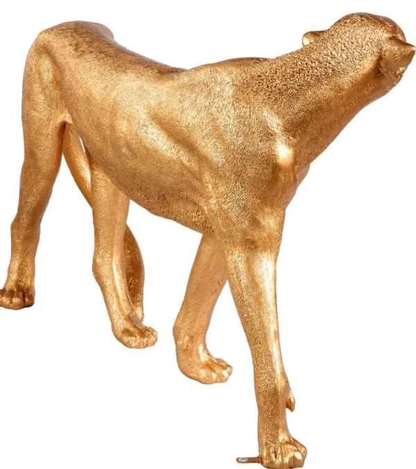 Dekotiere^DecoWoerner ener Gepard 110 Cm Lang Ohne Flecken gold