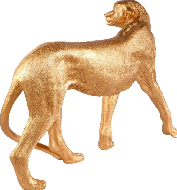 Dekotiere^DecoWoerner ener Gepard 110 Cm Lang Ohne Flecken gold