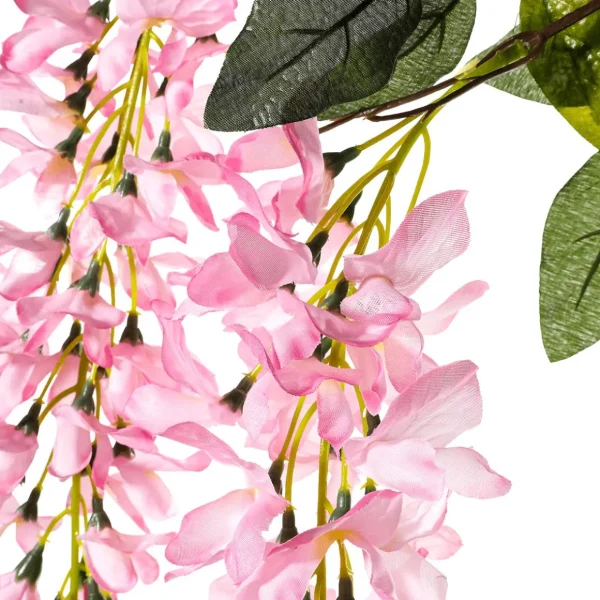 Kunstblumen^DecoWoerner Goldregen-Kunstzweig , 95 Cm rosa