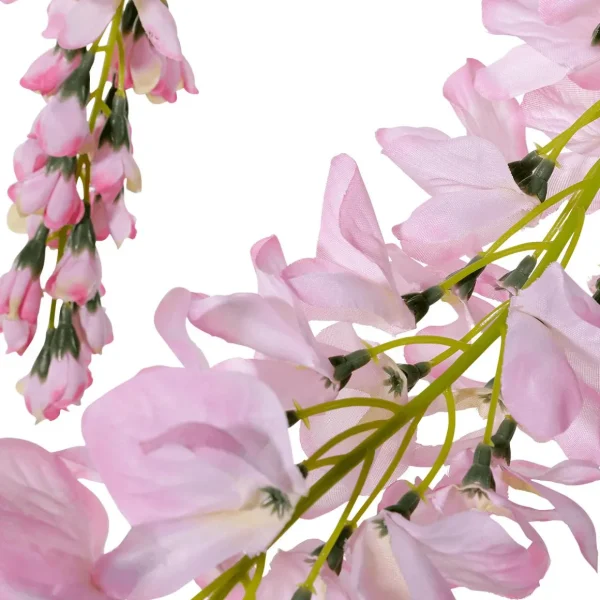 Kunstblumen^DecoWoerner Goldregen-Kunstzweig , 95 Cm rosa