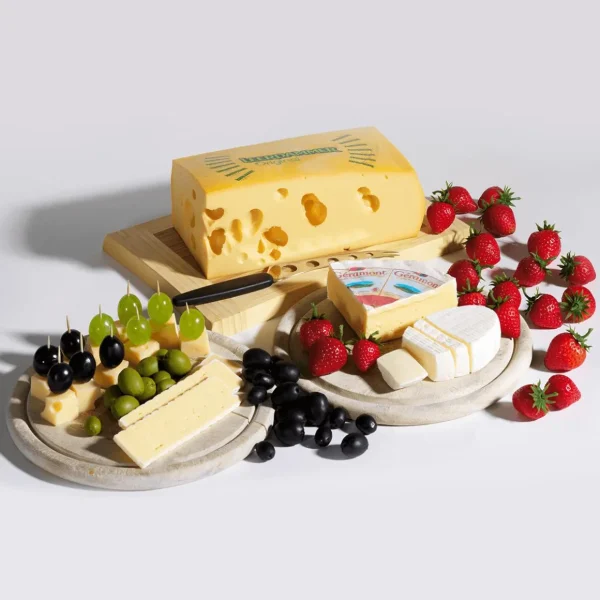 Käse & Eier^DecoWoerner Géramont Käseecke Lebensmittel-Attrappe 14 Cm weiß