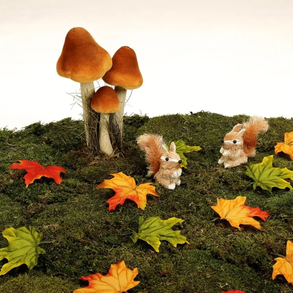 Herbstdeko^DecoWoerner Herbst Deko-Sparpaket Eichhörnchen Im Wald
