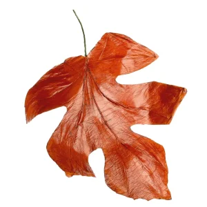 Herbstdeko | Blätter^DecoWoerner Herbstliche Kunstblätter 80 Cm, 3 Stück orange