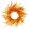 Herbstdeko | Blumensträuße & Blumenkränze^DecoWoerner Herbstlicher XL Deko-Türkranz "Herbst-Mix" 55 Cm Ø Gelb orange