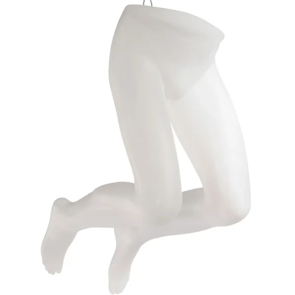Schaufensterpuppen^DecoWoerner Herren-Hosenpräsenter 106 Cm weiß
