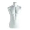 Schaufensterpuppen^DecoWoerner Herren-Styroportorso 78 Cm weiß