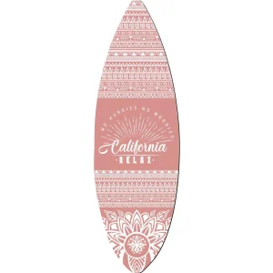 Sommerdeko^DecoWoerner Holz Deko Surfbrett In Boho Stil, , 160 Cm rosa