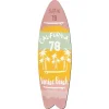 Sommerdeko^DecoWoerner Holz Deko Surfbrett Rosa Orange Grün 130 Cm mehrfarbig