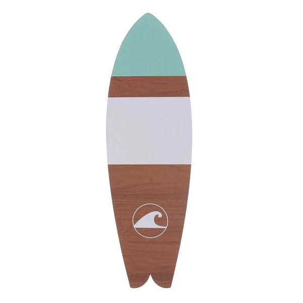 Sommerdeko^DecoWoerner Holzdisplay "Surfboard" 130 X 40 Cm mehrfarbig
