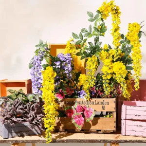 Pflanzengefäße & Dekorationshilfen^DecoWoerner Holzkisten-Satz, rosa