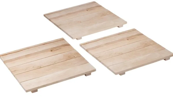 Naturdeko | Pflanzengefäße & Dekorationshilfen^DecoWoerner Holzpalletten-Set 45 X 45 Cm, 3 Stück Beige