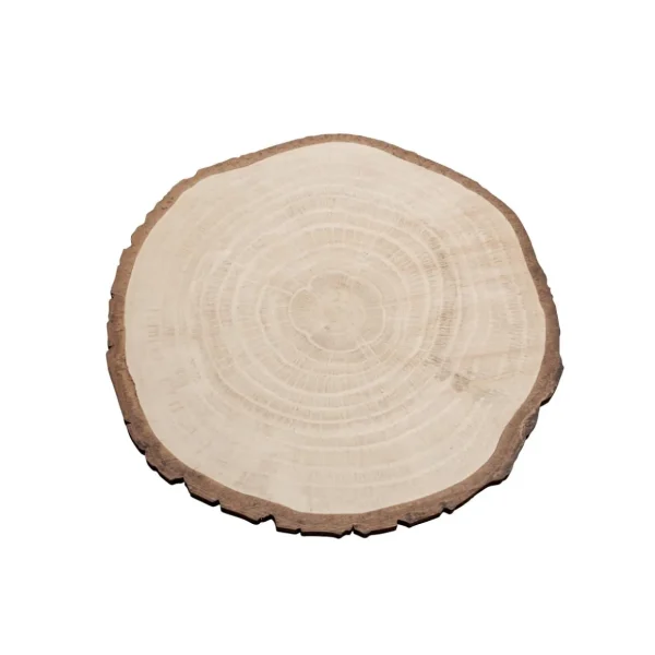 Themen-Deko | Herbstdeko^DecoWoerner Holzscheiben Display Bedruckt 30 Cm Ø braun