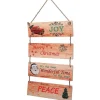 Weihnachtsfiguren^DecoWoerner Holzschild-Hänger "X-Mas", 79 Cm Lang braun