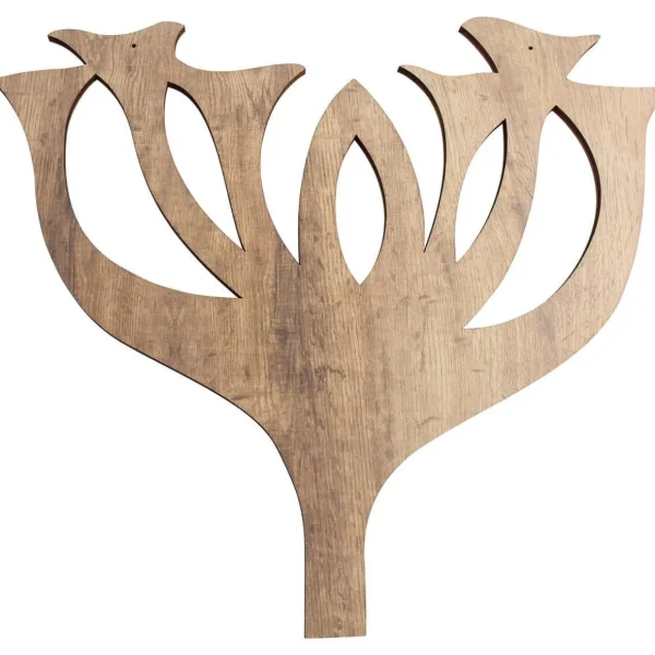 Naturdeko | Herbstdeko^DecoWoerner Holz-Silhouette 60 X 50 Cm braun