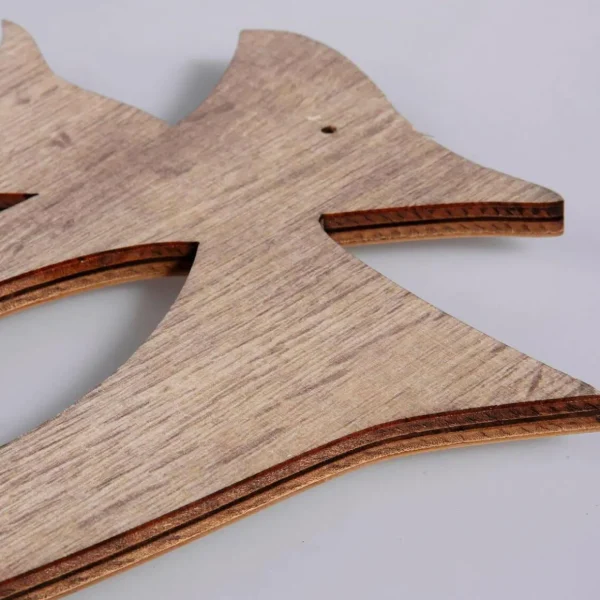 Naturdeko | Herbstdeko^DecoWoerner Holz-Silhouette 60 X 50 Cm braun
